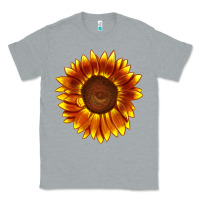 Heather Grey tiger eyes sunflower Classic Tee - LillyAllenDesigns