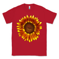 Red tiger eyes sunflower Classic Tee - LillyAllenDesigns
