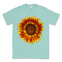 Seafoam tiger eyes sunflower Classic Tee - LillyAllenDesigns