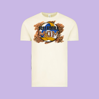 Volleyball Mom Vintage Tee Designed By Adodesignshop