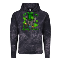 Cloud Black st.patricks day my french bulldog is my lucky char Vintage Hoodie - RanaPortraitStore