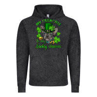 Vintage Black st.patricks day my french bulldog is my lucky char Vintage Hoodie - RanaPortraitStore