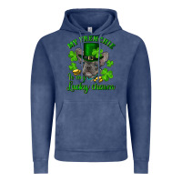 Vintage Denim st.patricks day my french bulldog is my lucky char Vintage Hoodie - RanaPortraitStore