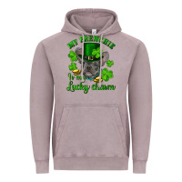 Vintage Zinc st.patricks day my french bulldog is my lucky char Vintage Hoodie - RanaPortraitStore