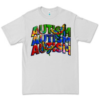 Dove Grey autism autism autism Premium Tee - Zillion Design Studio