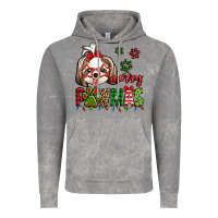 Cloud Rock merry pawmas christmas shih tzu Vintage Hoodie - Jasminsmagicworld