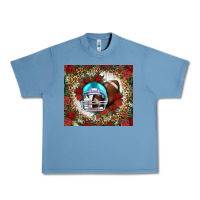 Pebble Blue american football helmet and leopard Urban Heavy Tee - NancyCooperArtShop