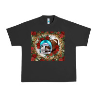 Pigment Black american football helmet and leopard Urban Heavy Tee - NancyCooperArtShop