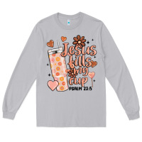 Moon Dust valentine jesus fills my cup Long Sleeve Tee - MaliasSmallBusiness