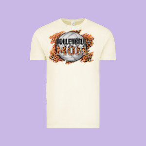 Volleyball Mom Vintage Tee Designed By Adodesignshop