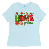 Baby Blue home grown Ladies Tee - texasbilliewilder