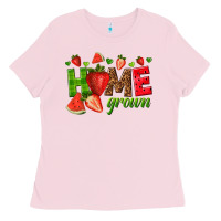 Bubblegum Pink home grown Ladies Tee - texasbilliewilder