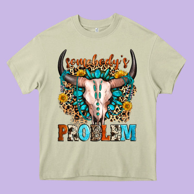 Somebody's Problem Heavy Core Tee Designed By Zillion Design Studio