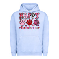 Pigment Grape Ice happy valentine's day paws Urban Hoodie - OliviaCreatesArt