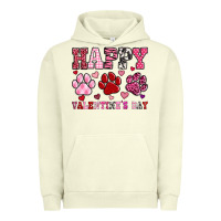 Pigment Pistachio happy valentine's day paws Urban Hoodie - OliviaCreatesArt