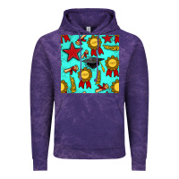 Cloud Purple graduation seamless pattern Vintage Hoodie - BundleAndBundleShop