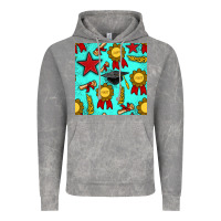 Cloud Rock graduation seamless pattern Vintage Hoodie - BundleAndBundleShop