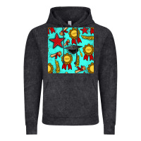 Vintage Black graduation seamless pattern Vintage Hoodie - BundleAndBundleShop