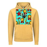 Vintage Mustard graduation seamless pattern Vintage Hoodie - BundleAndBundleShop