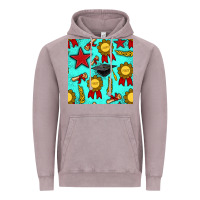 Vintage Zinc graduation seamless pattern Vintage Hoodie - BundleAndBundleShop