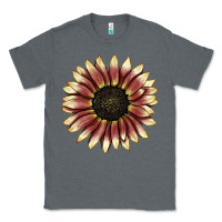 Charcoal Heather strawberry blonde sunflower Classic Tee - LillyAllenDesigns