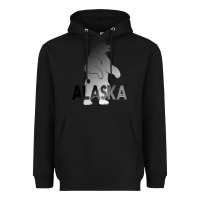 Black Alaska Bear Heavyweight Hoodie - Bettercallsaul