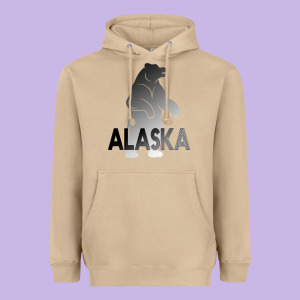 Alaska Bear Heavyweight Hoodie Designed By Bettercallsaul
