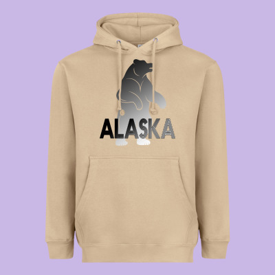 Alaska Bear Heavyweight Hoodie Designed By Bettercallsaul