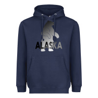 Navy Alaska Bear Heavyweight Hoodie - Bettercallsaul