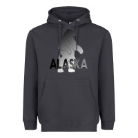 Smoke Alaska Bear Heavyweight Hoodie - Bettercallsaul
