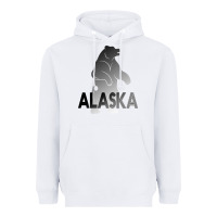 White Alaska Bear Heavyweight Hoodie - Bettercallsaul