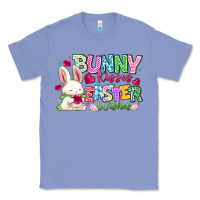 Colony Blue Bunny Kisses Easter Wishes Classic Tee - CowhideDigitalArt