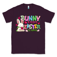 Plum Bunny Kisses Easter Wishes Classic Tee - CowhideDigitalArt