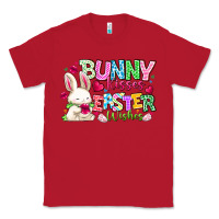 Red Bunny Kisses Easter Wishes Classic Tee - CowhideDigitalArt