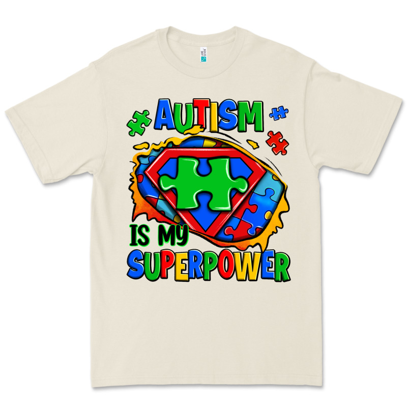 Autism Is My Superpower Ripped Shirt Premium Tee by Zillion Design Studio | Teevron