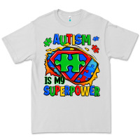 Dove Grey autism is my superpower ripped shirt Premium Tee - Zillion Design Studio