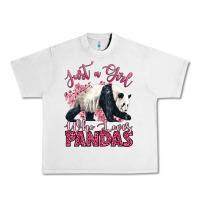 Lunar Rock just a girl who loves pandas Urban Heavy Tee - LillyAllenDesigns
