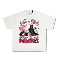 Pistachio just a girl who loves pandas Urban Heavy Tee - LillyAllenDesigns