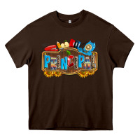 Chocolate Brown principal Heavy Core Tee - Zillion Design Studio