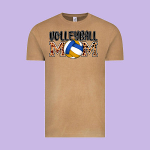 Volleyball Mom Vintage Tee Designed By Adodesignshop