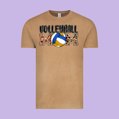 Volleyball Mom Vintage Tee Designed By Adodesignshop