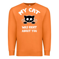 Carrot My Cat Was Right About You Premium Sweatshirt - Bettercallsaul