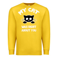 Lemon My Cat Was Right About You Premium Sweatshirt - Bettercallsaul