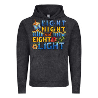 Vintage Black eight night and eight light for hanukkah Vintage Hoodie - AdoDesignShop