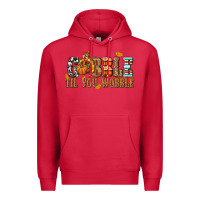 Cardinal Gobble Til You Wobble with Turkey Premium Hoodie - texasbilliewilder