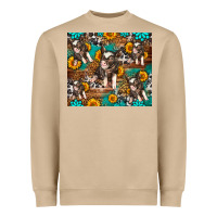 Mushroom Western Pigs Heavyweight Sweatshirt - LillyAllenDesigns