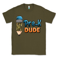 Army Green pre k dude Classic Tee - Jasminsmagicworld