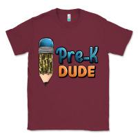 Burgundy pre k dude Classic Tee - Jasminsmagicworld