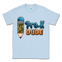 Dusty Blue pre k dude Classic Tee - Jasminsmagicworld