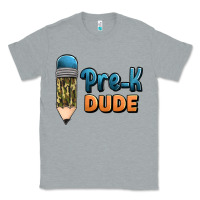 Heather Grey pre k dude Classic Tee - Jasminsmagicworld